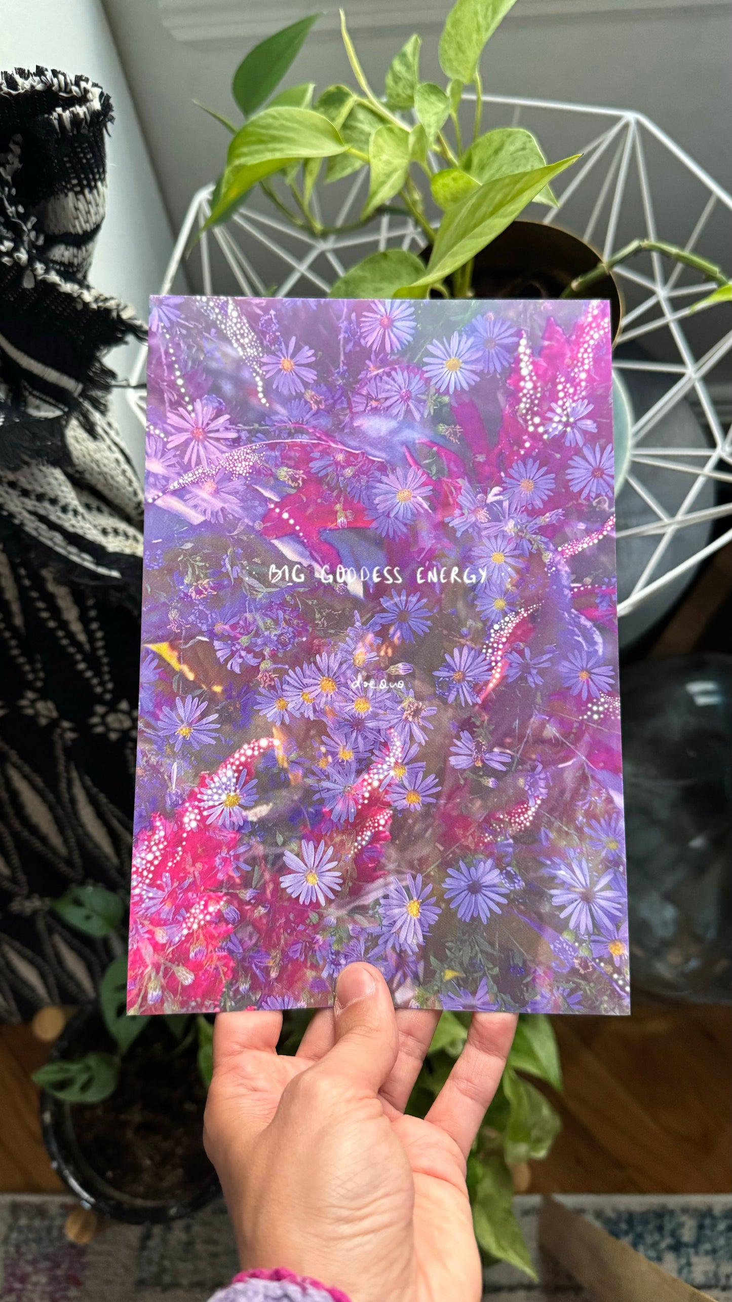 "bloom / goddess" - series: you are multidimensional, paper print