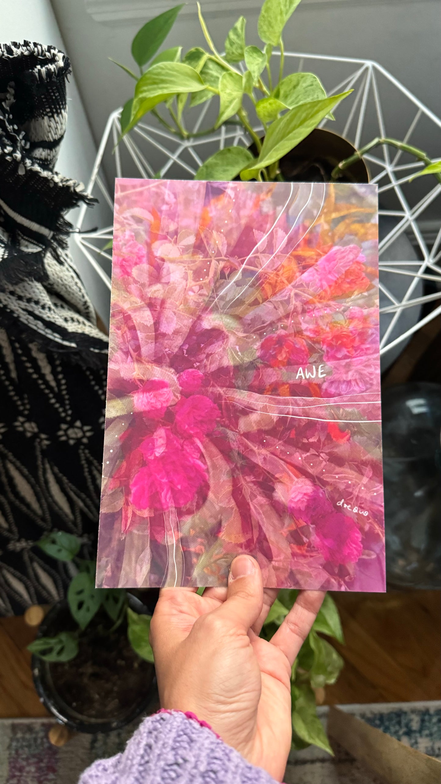 "abundance / awe" - series: you are multidimensional, paper print