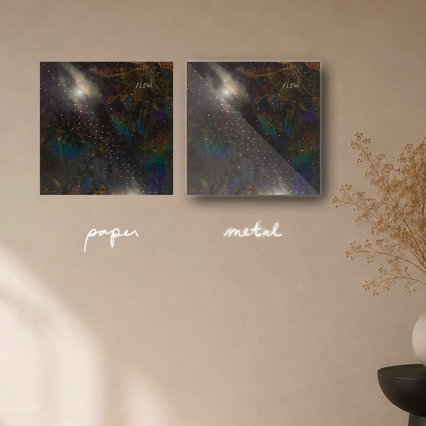 "into the flowstate we go" - series: you are abundance, paper or metal print