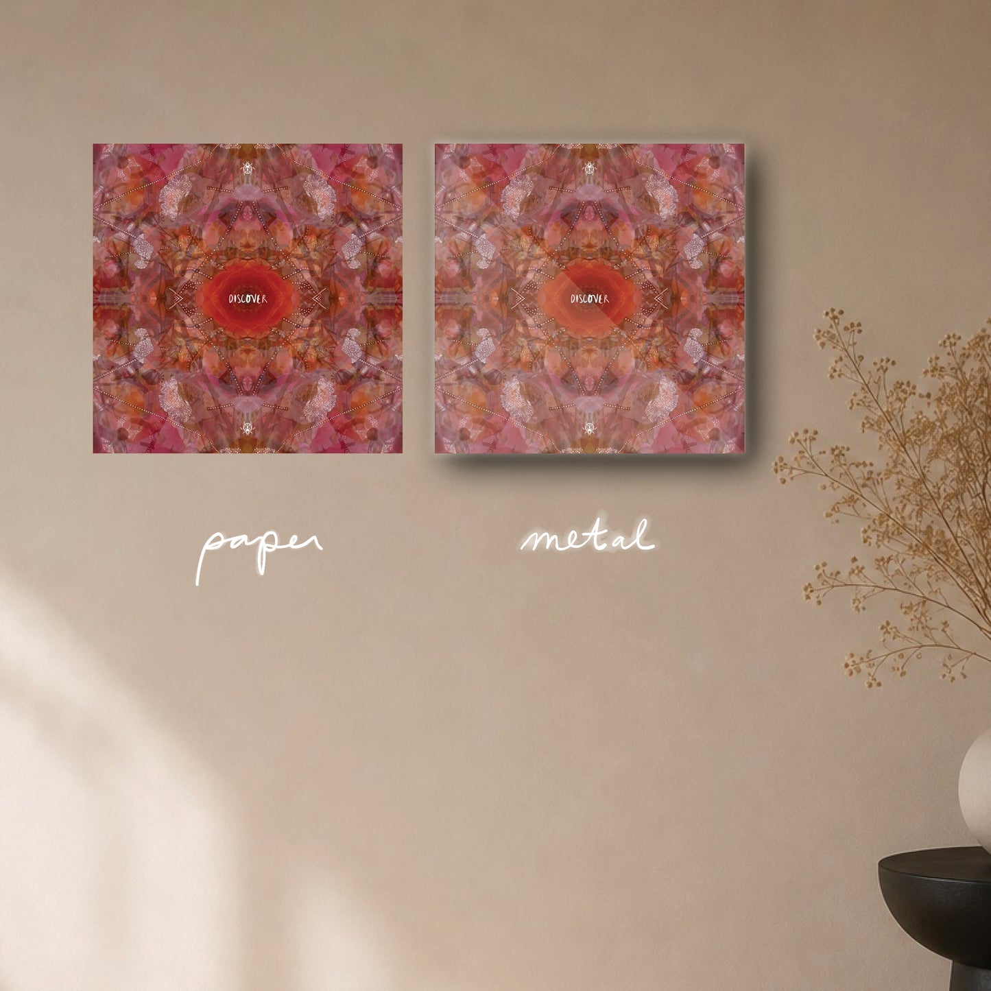"discover your magic" - series: you are home, paper or metal print
