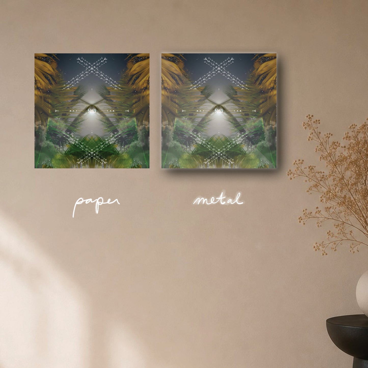 "you are bliss" - series: you are home, paper or metal print