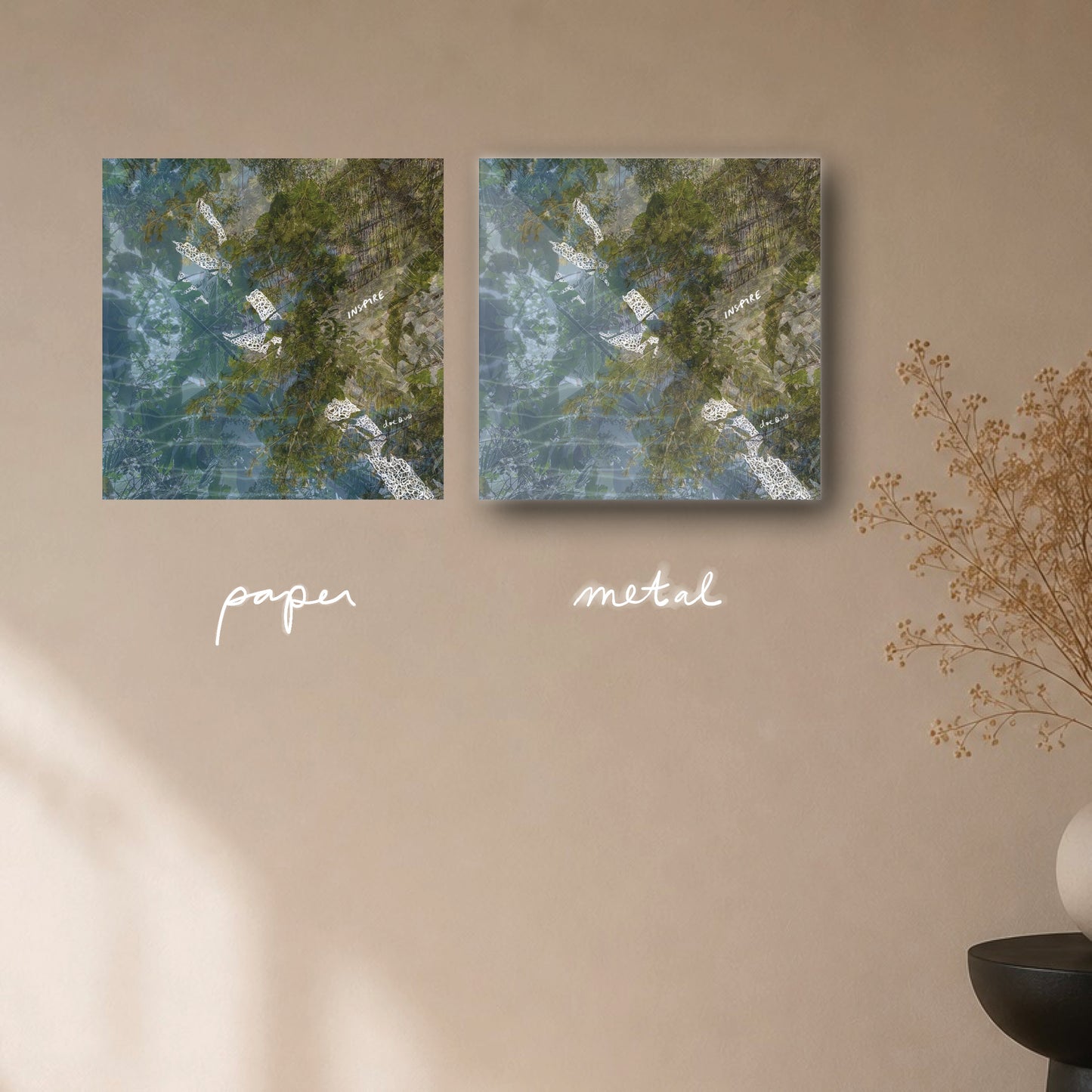 "inspired abundance" - series: you are abundance, paper or metal print