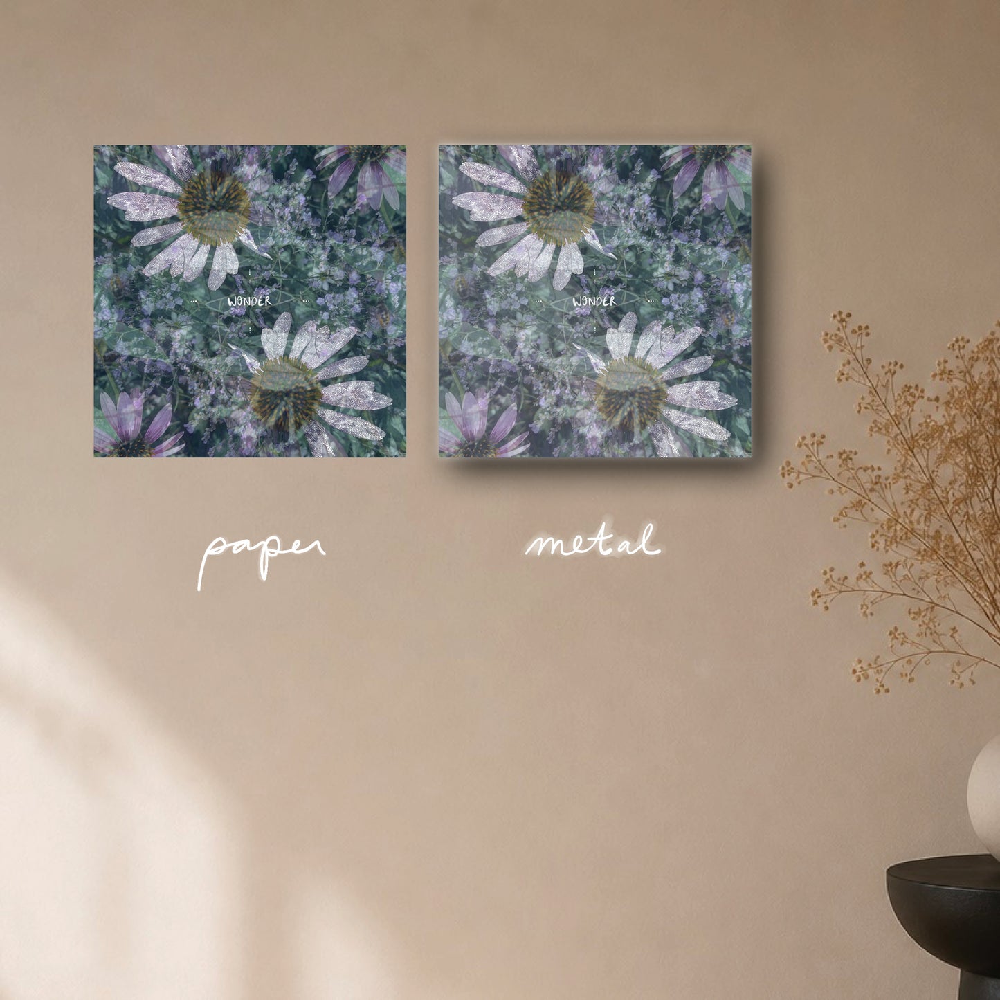 "wonder at the wonderful constellations" - series: you are presence, paper or metal print