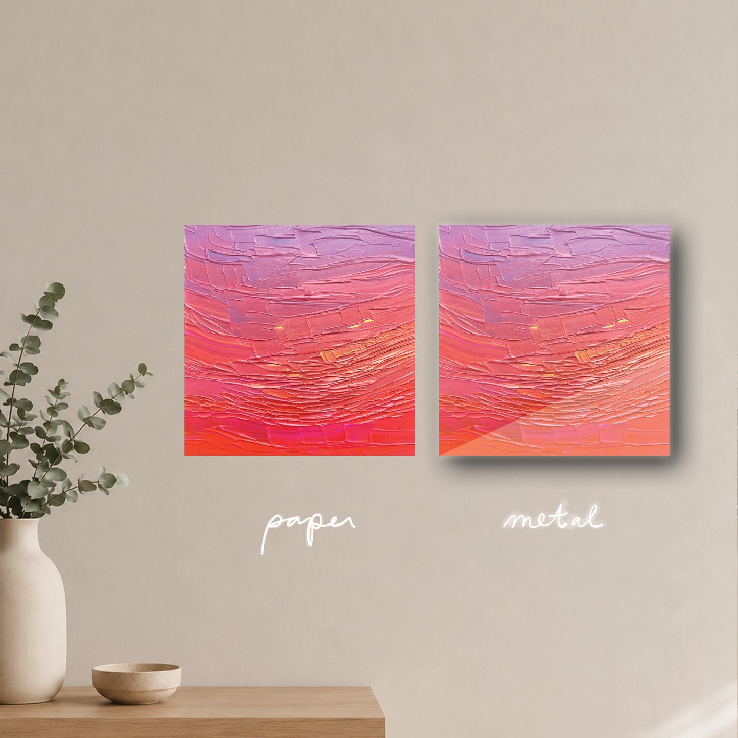 "kiss the sky" - series: you are golden, paper or metal print