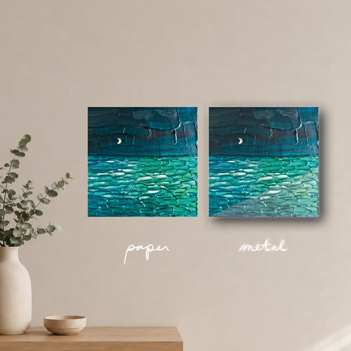 "moon joy" - series: you are atmospheric, paper or metal print