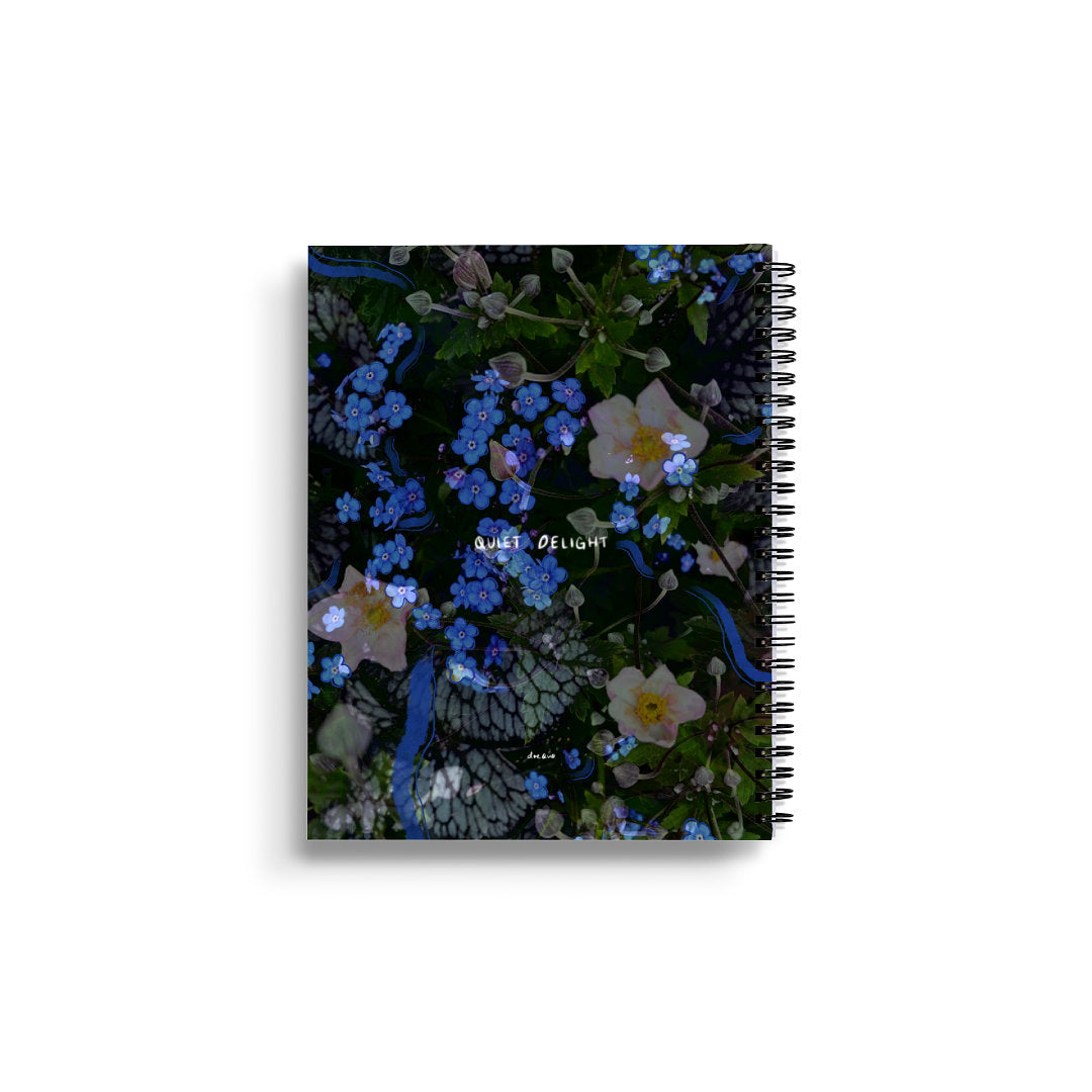"quiet delight" - series: you are home, paper notebook