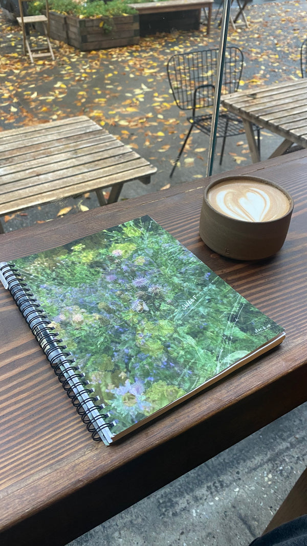 "your sweetness makes you strong" - series: you are exploding, paper notebook