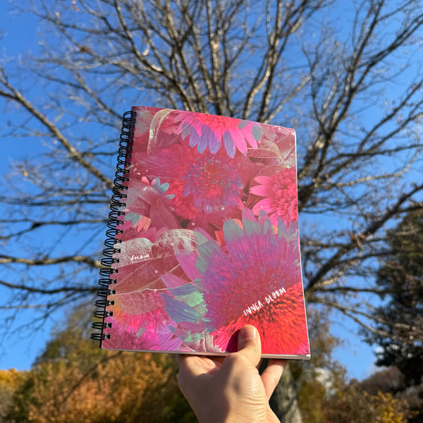 "your inner bloom is electric bb" - series: you are home, paper notebook