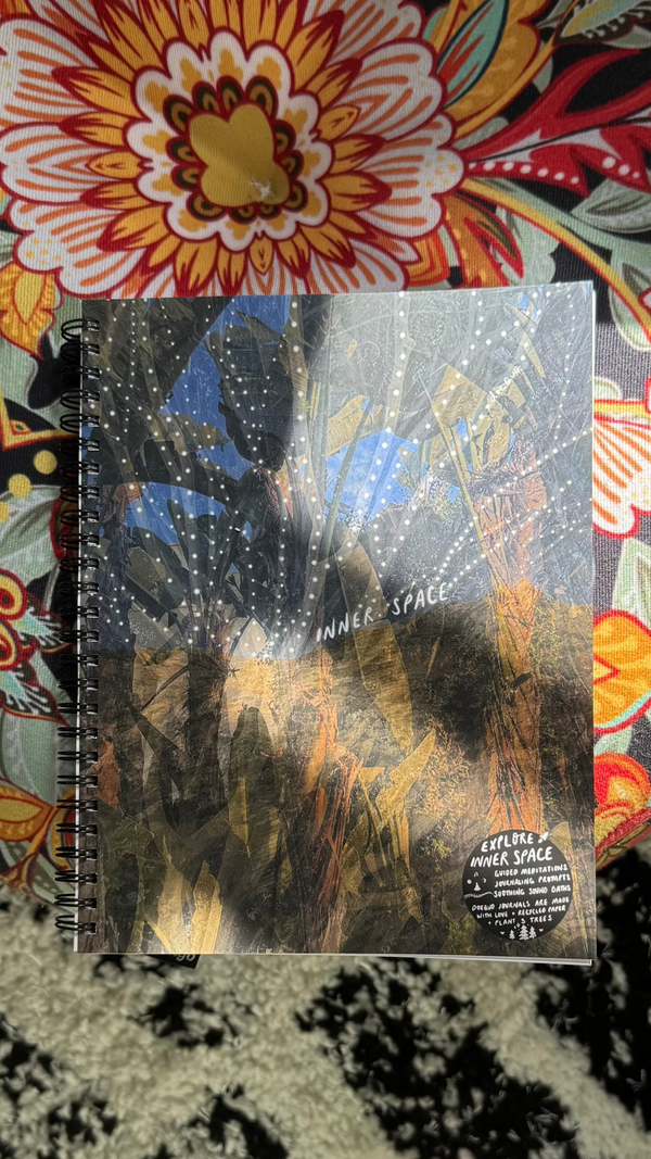 "inner space is the place" - series: you are home, paper notebook