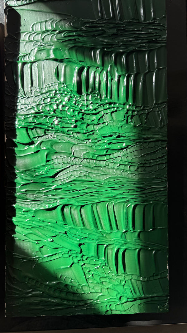 "meditation in sedona 2" - series: you are peace, impasto on canvas