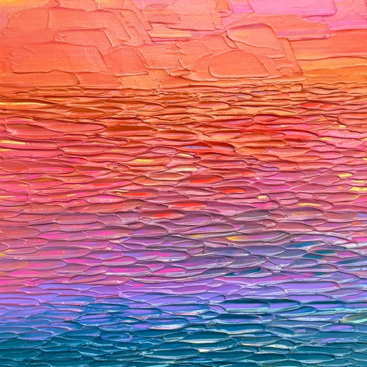 "let's go swimming all day swimming" - series: you are golden, impasto on pine