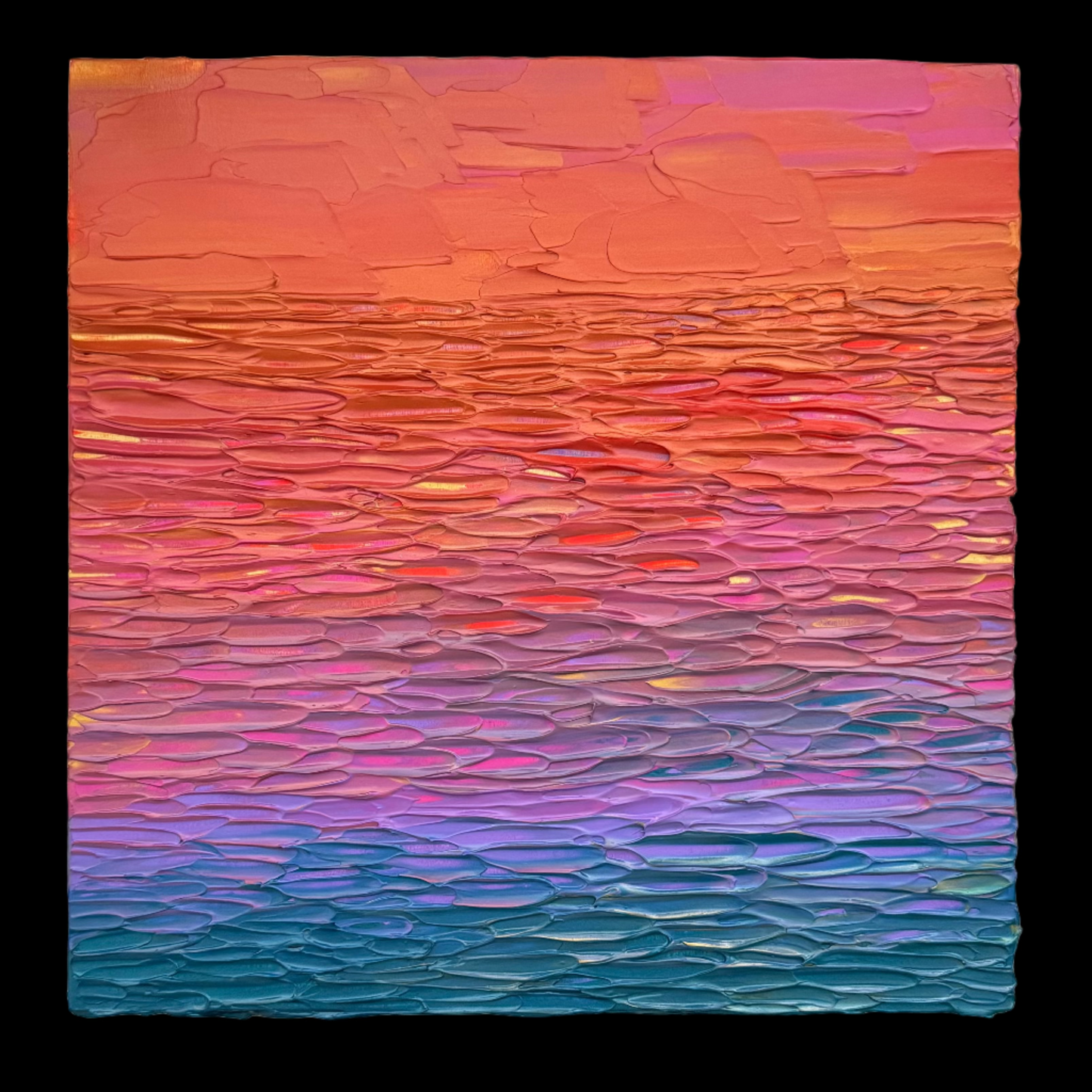 "let's go swimming all day swimming" - series: you are golden, impasto on pine