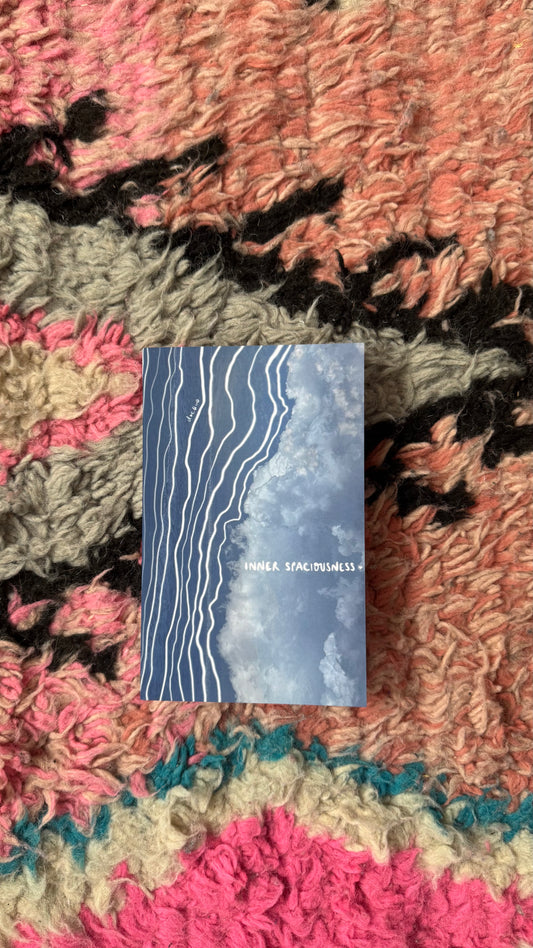 "explore your inner spaciousness" - series: you are home, paper notebook