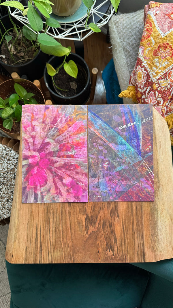 "abundance / awe" - series: you are multidimensional, paper print