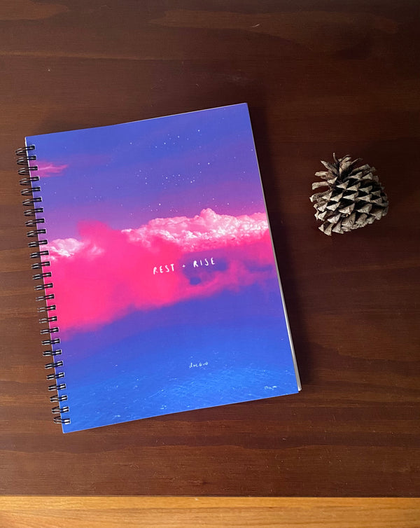 "rest + rise" - series: you are magic, paper notebook