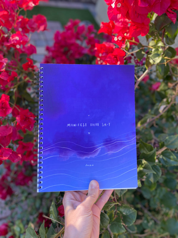 "manifest that sh*t" - series: you are magic, paper notebook