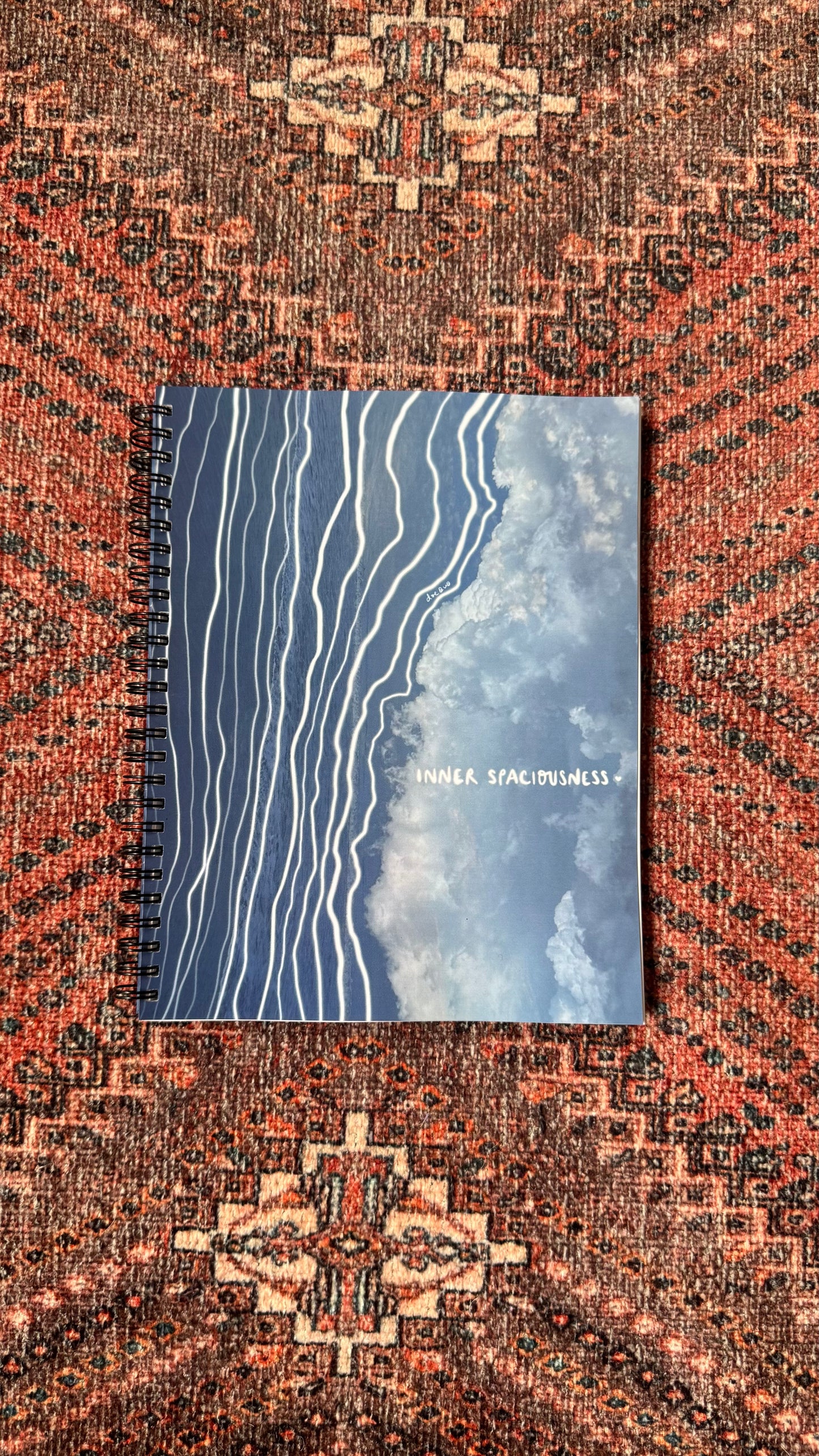 "explore your inner spaciousness" - series: you are home, paper notebook