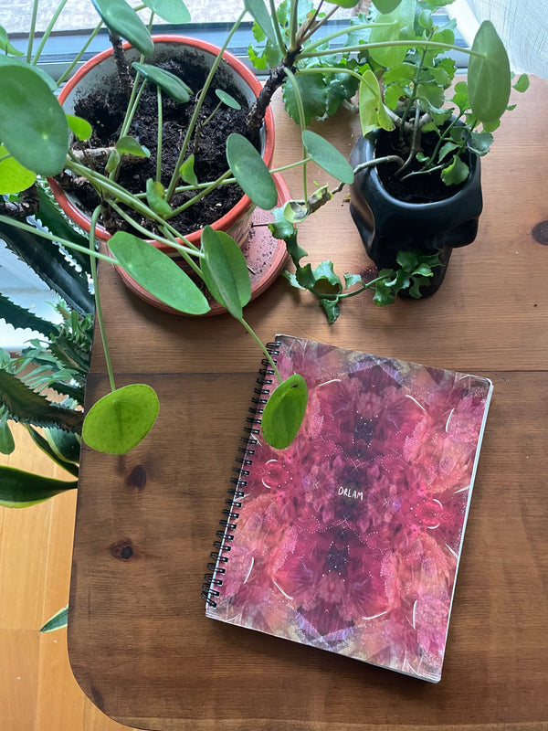 "dream in blooms" - series: you are presence, paper notebook