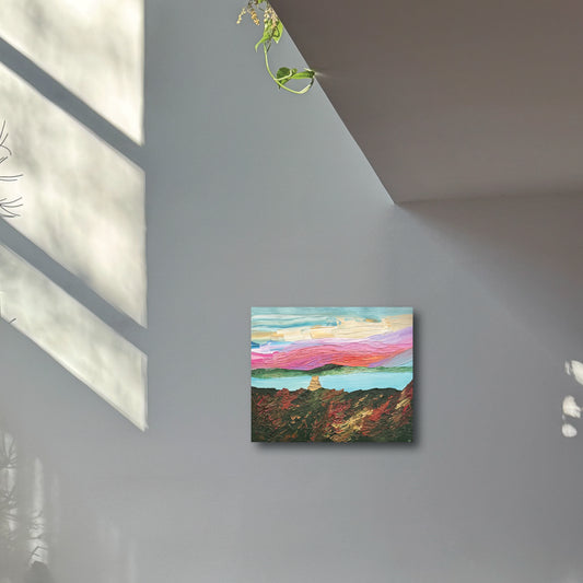 "why we're here" - commission, impasto on canvas