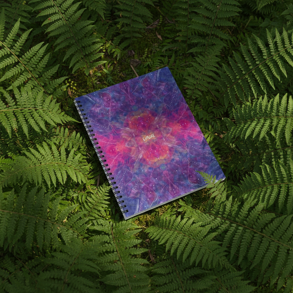 "explore your inner wild" - series: you are presence, paper notebook