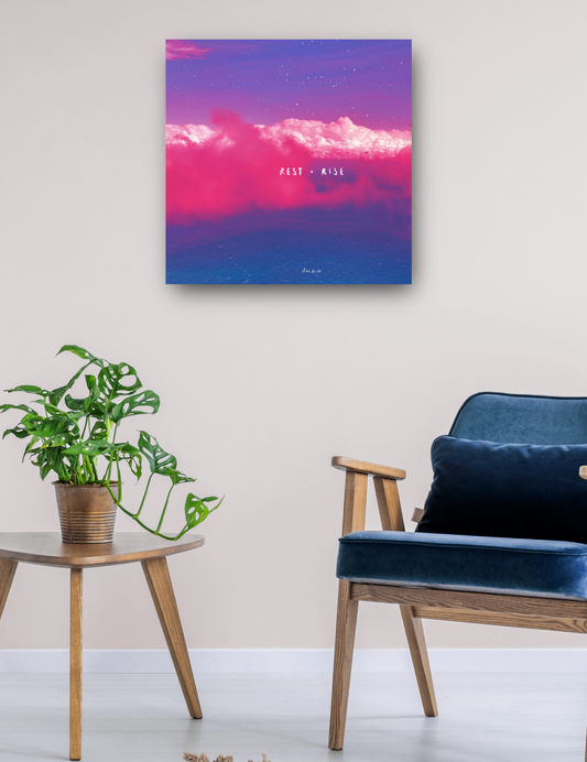 🌊 you are HOME [ALUMINUM PRINT] 🚀 rest + rise