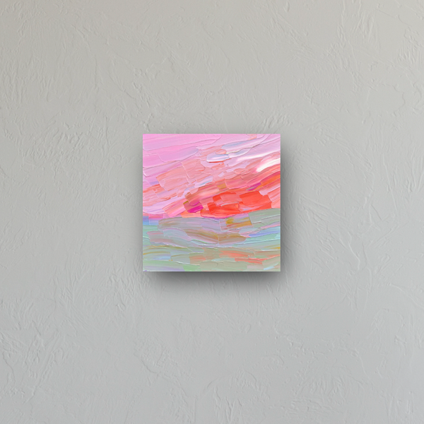 "pastel paradise" - series: you are golden, metal print