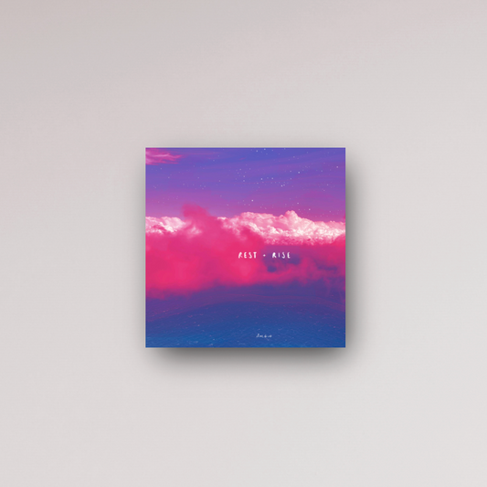 "rest + rise" - series: you are magic, metal print