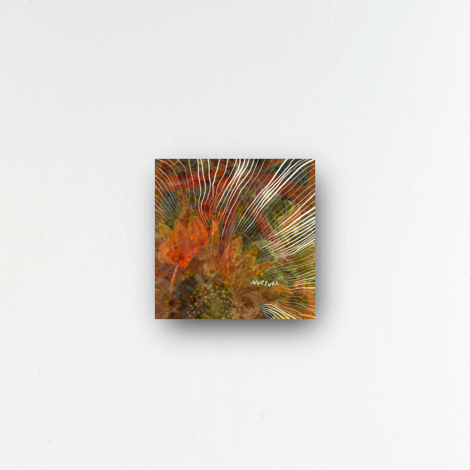 "nurture your soul stuff" - series: you are abundance, metal print