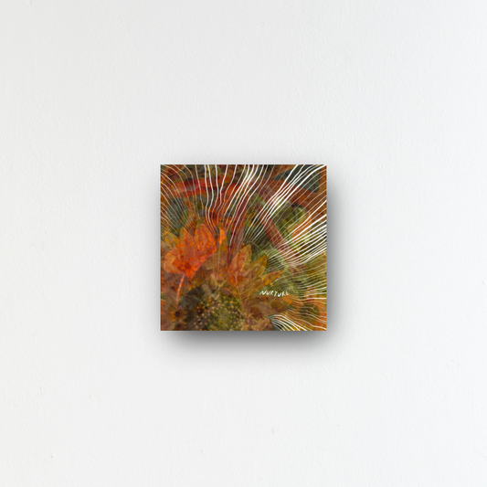 "nurture your soul stuff" - series: you are abundance, metal print