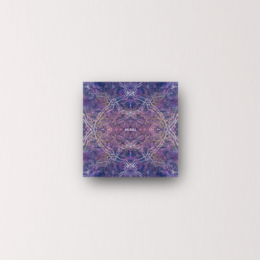 "balance your sh*t" - series: you are home, metal print