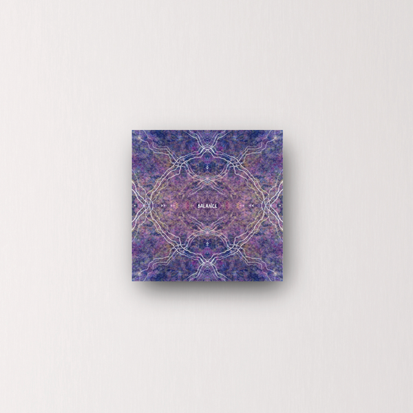 "balance your sh*t" - series: you are home, metal print