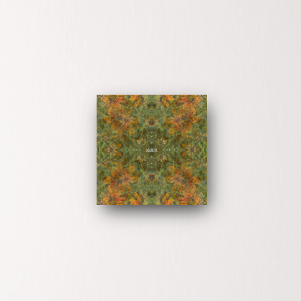 "believe in your magic" - series: you are presence, metal print