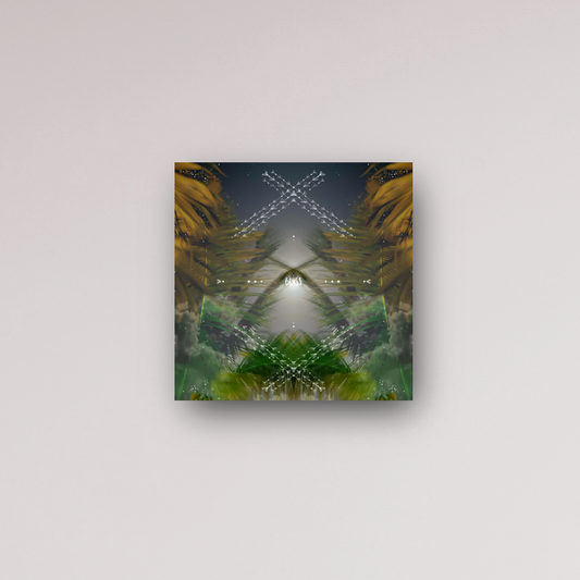 "you are bliss" - series: you are home, metal print