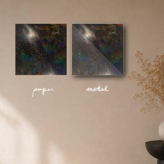 "into the flowstate we go" - series: you are abundance, paper or metal print