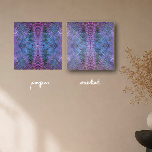 "create your youniverse" - series: you are presence, paper or metal print