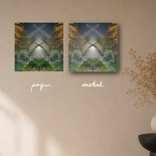 "you are bliss" - series: you are home, paper or metal print
