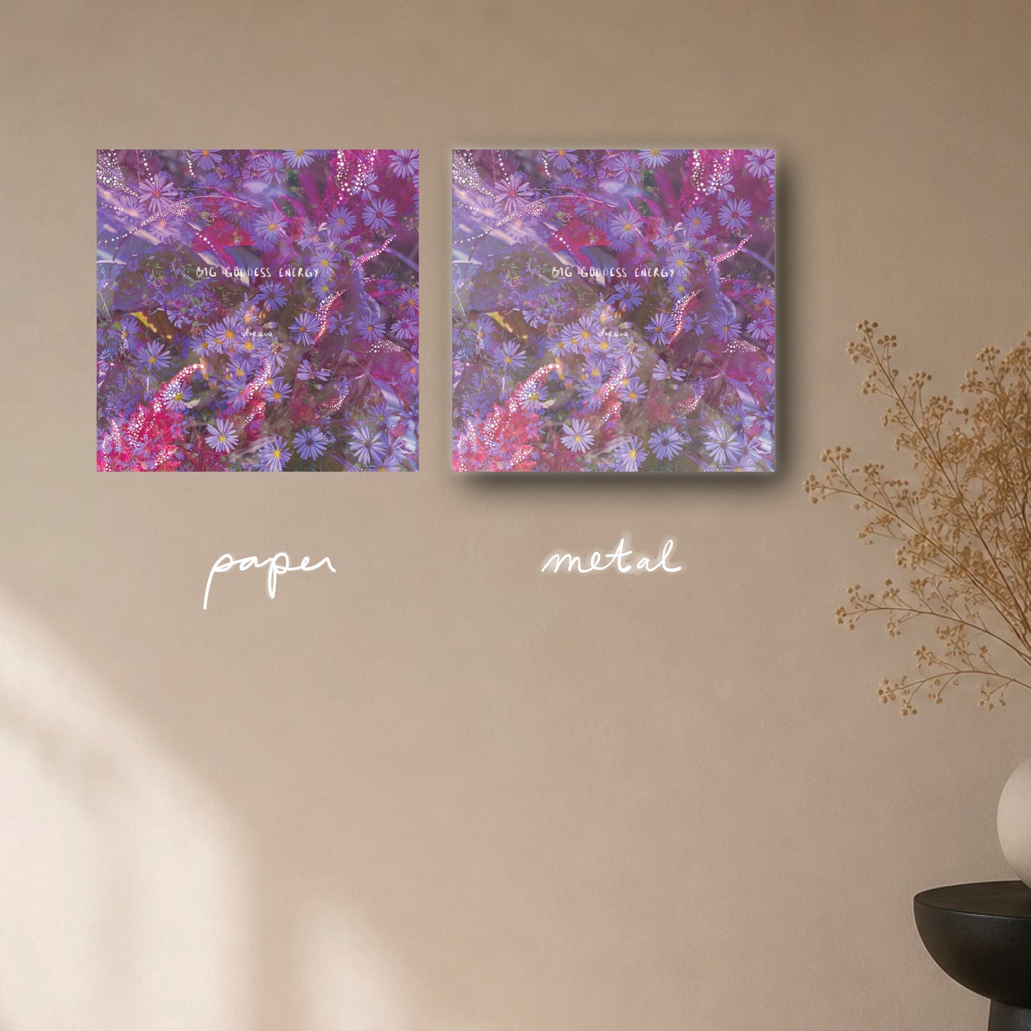 "big goddess energy" - series: you are magic, paper or metal print
