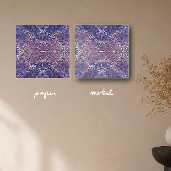 "balance your sh*t" - series: you are home, paper or metal print