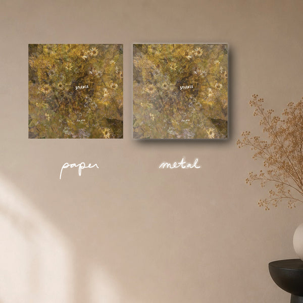 "sparkle bb sparkle" - series: you are abundance, paper or metal print