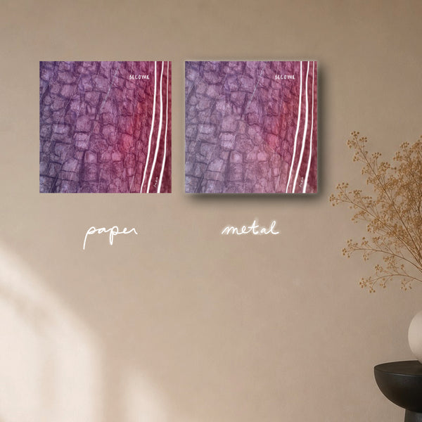 "become who you are" - series: you are magic, paper or metal print