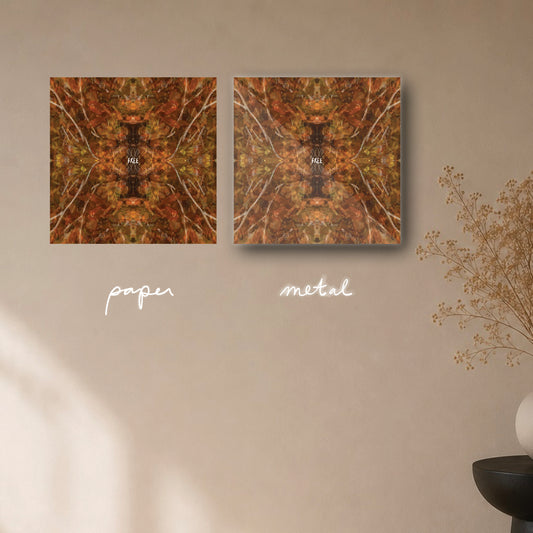 "you are free" - series: you are home, paper or metal print