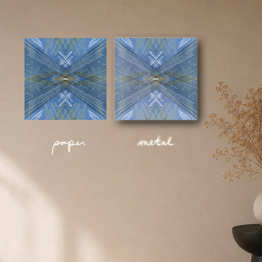 "focus your flow" - series: you are home, paper or metal print
