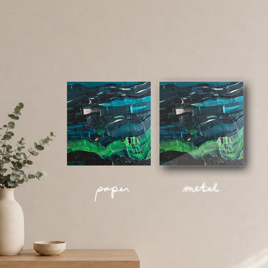 "the wild midnight" - series: you are atmospheric, paper or metal print