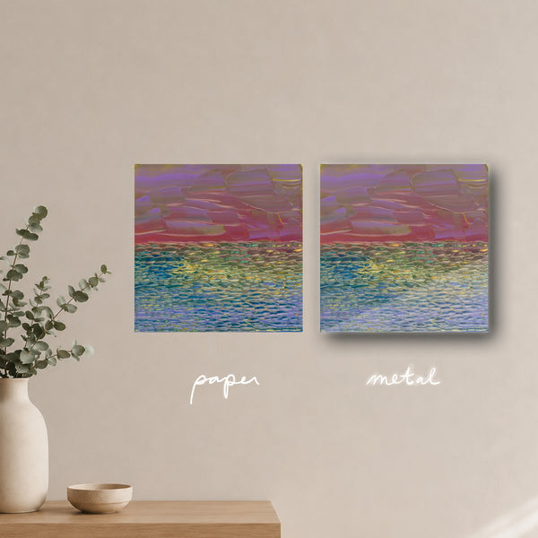 "joyful seas" - series: you are atmospheric, paper or metal print