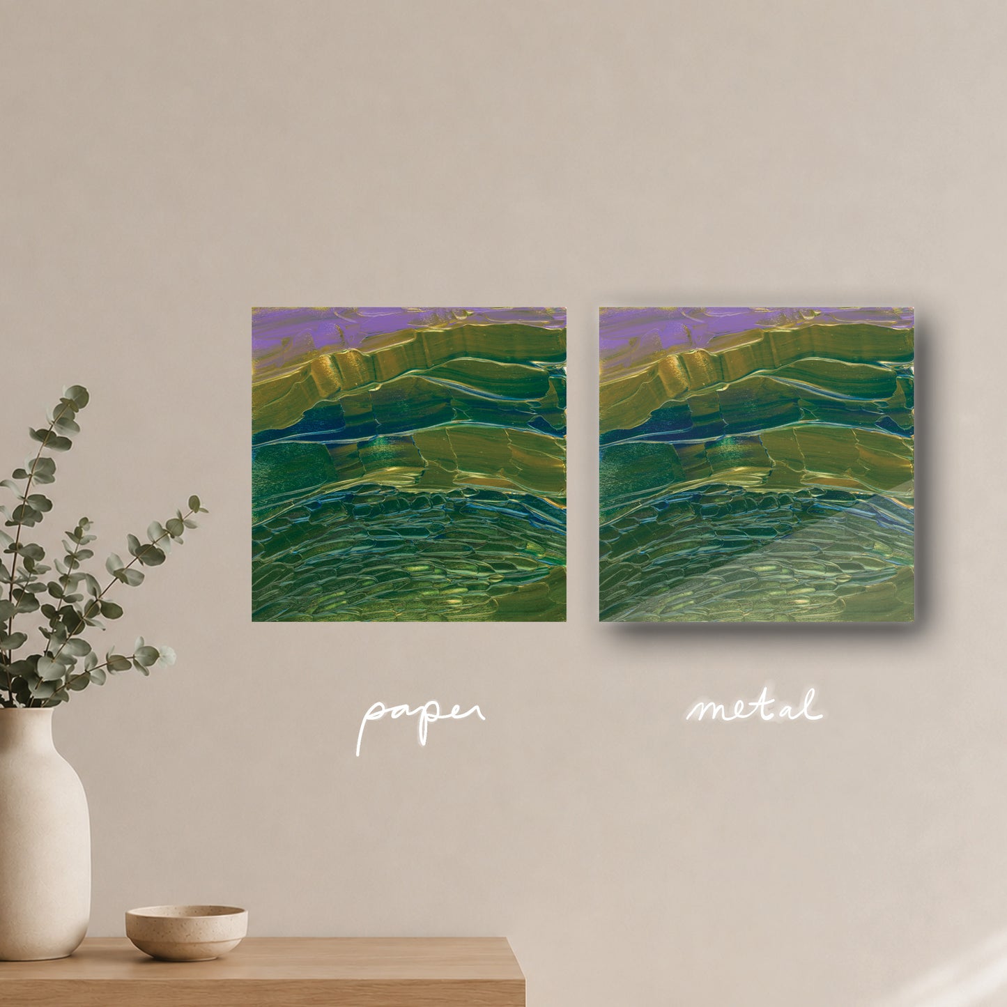 "spring in the air" - series: you are atmospheric, paper or metal print