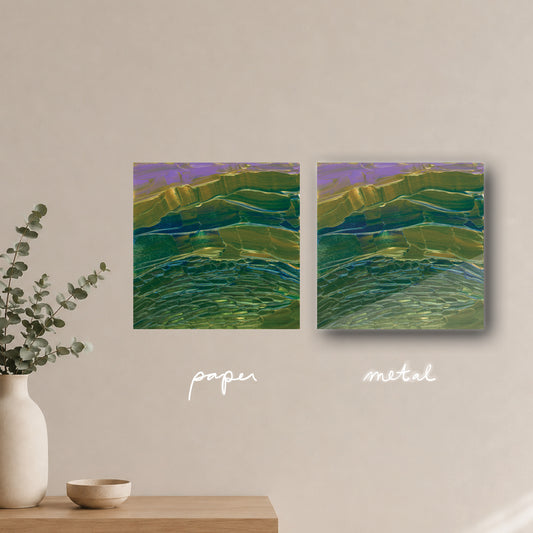 "spring in the air" - series: you are atmospheric, paper or metal print