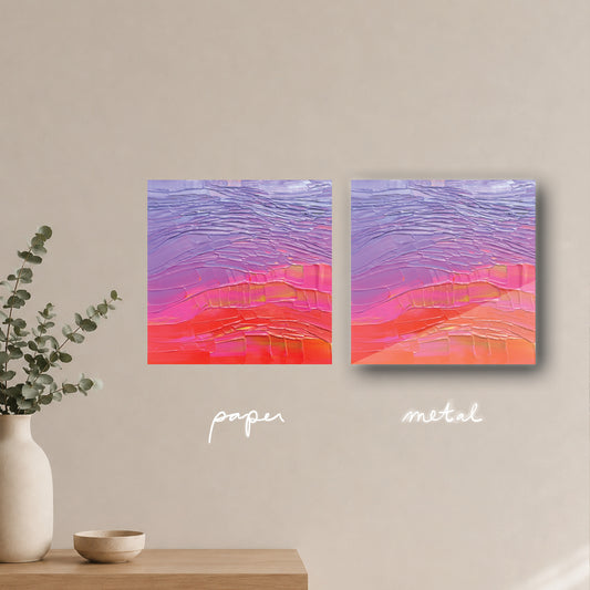 "purple haze" - series: you are golden, paper or metal print