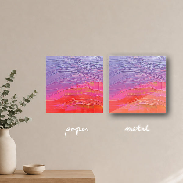"purple haze" - series: you are golden, paper or metal print