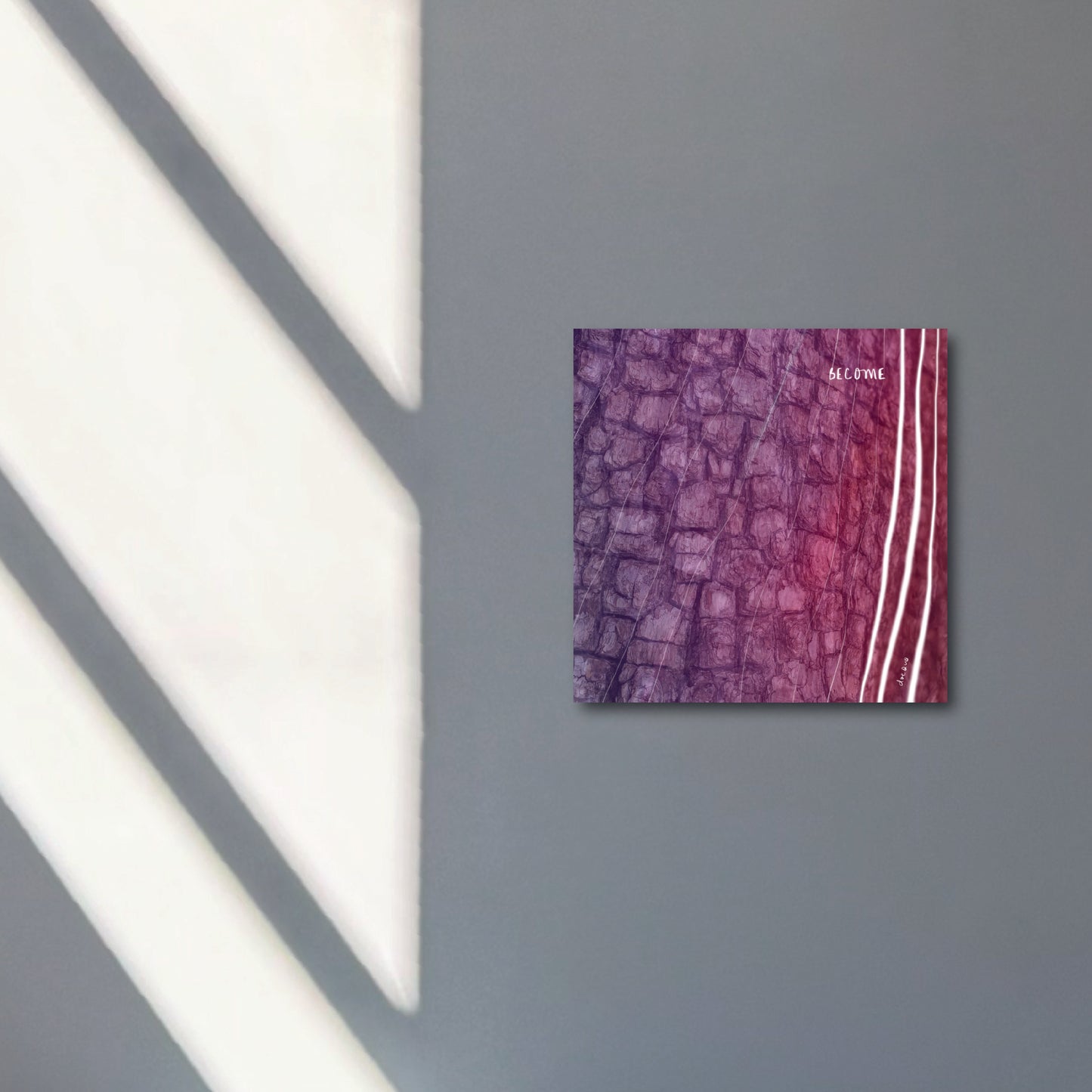 🌸 you are HOME [ALUMINUM PRINT] 🚀 become who you are