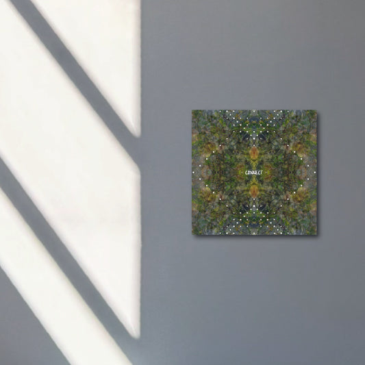 "connect back to you" - series: you are home, metal print